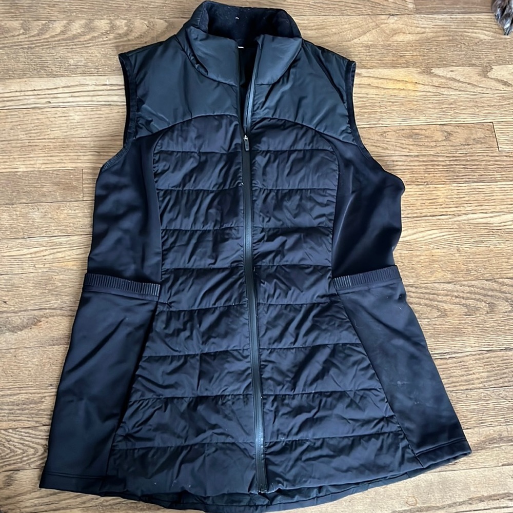 Down for it all vest - size 12 black